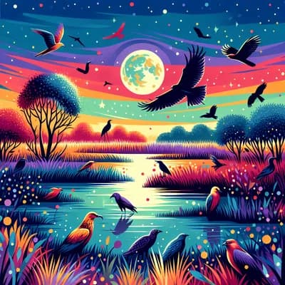 Nocturne au marais aux oiseaux: la vie des rapaces nocturnes