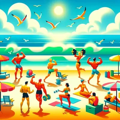 Renforcement Musculaire - face à la mer