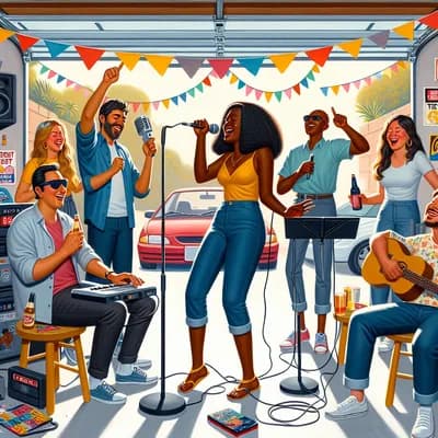 đ€ Test Ă l'aveugle et karaokĂ© au Garage