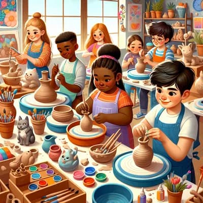 Atelier céramique pour enfants