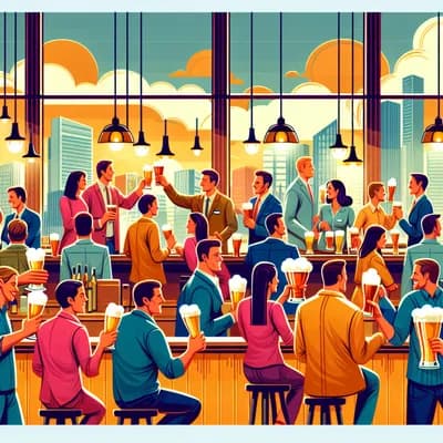 Apéro réseautage au bar of beers