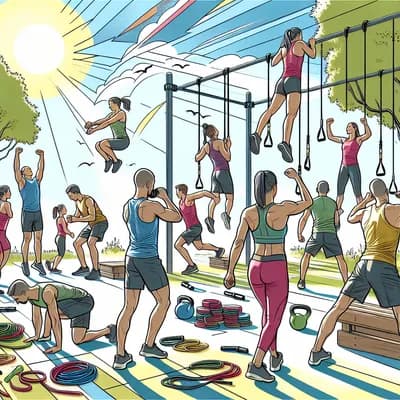 Circuit training / en extérieur