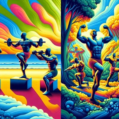 Renforcement musculaire - plage & forêt