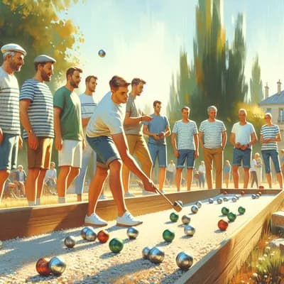 Concours de pétanque