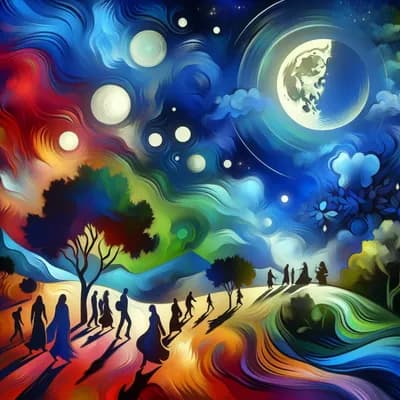 "histoires et Légendes au clair de lune " 🌜 balade de nuit