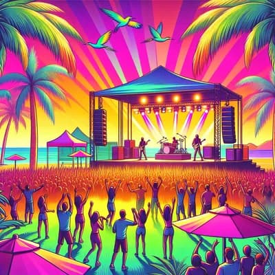 Concert pop b-side au cocotier st-denis-d’oléron