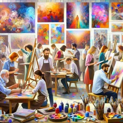 cours de peinture et d expression artistique