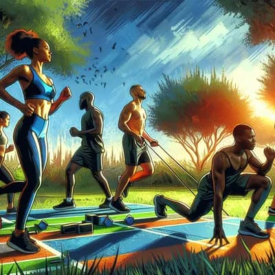 Circuit training / en extérieur