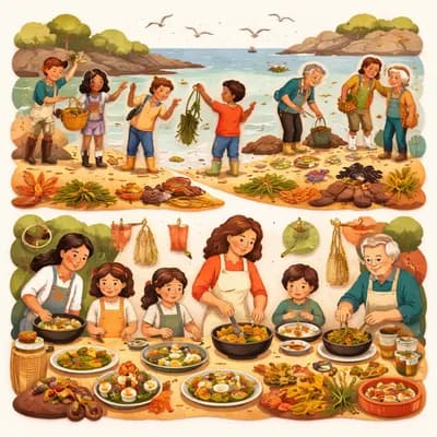 sortie découverte des algues et atelier cuisine aux algues