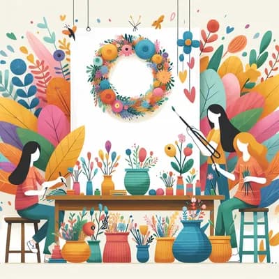 Atelier d'art floral : créez votre couronne !