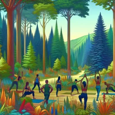 Gainage & posture - forêt