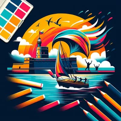 sortie en voilier autour du Fort boyard !!