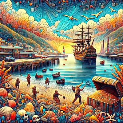 Chasse au trésor "à la sau" au Port des Salines