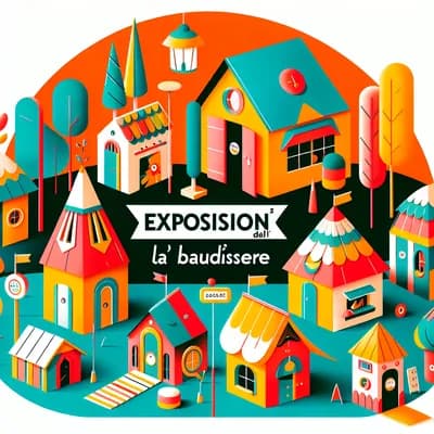 Exposition Del'iø créations cabanes de la Baudissiere