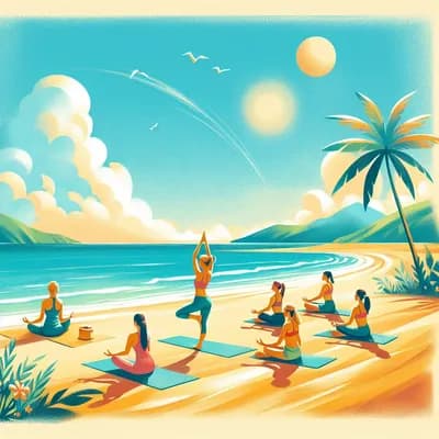 ☀️yoga à la plage - les seulieres avec julie ☀️🫶🏼