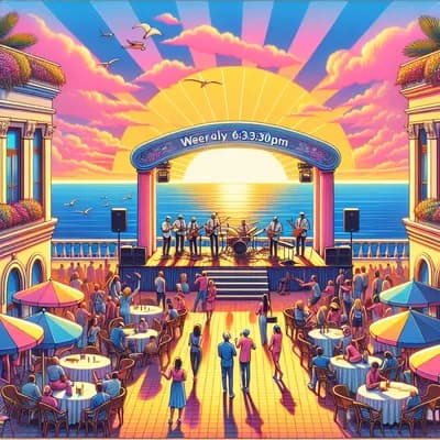 La terrasse de votre novotel thalassa oléron s'anime tous les samedis dès 18h30 avec des concerts live