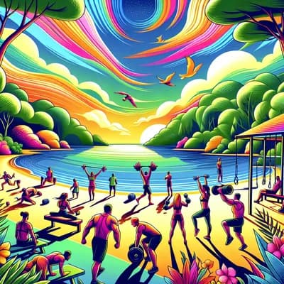 Renforcement musculaire - plage & forêt