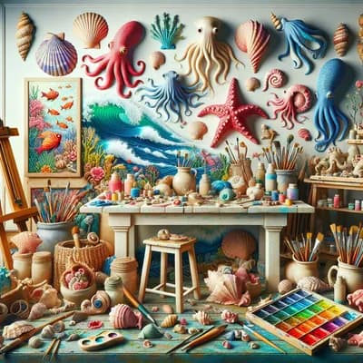 Atelier créatif marin