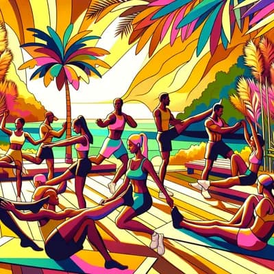 Gym douce à La Marie Galante