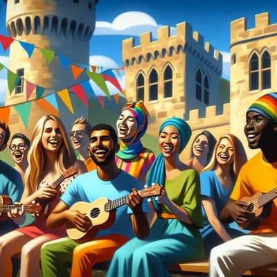 Initiation ukulélé à la Case à Uke (château)