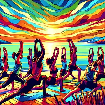 Stage de stretching - Plage de Domino