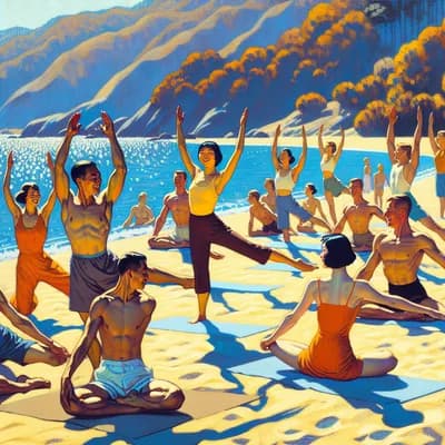 🐚yoga à la plage ✨ les sables vignier 🐚