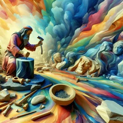 Initiation sculpture sur pierre