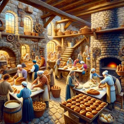 Atelier pain au Moulin de La Brée