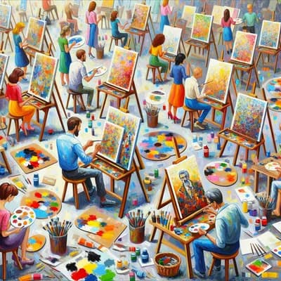 cours de peinture adulte