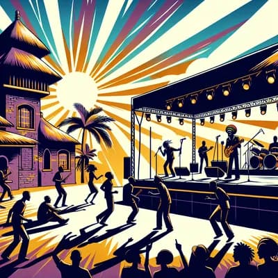 Le bel m : concert reggae