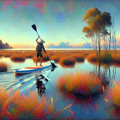 Rando Stand up paddle découverte marais