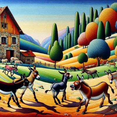 Balade à dos d'âne