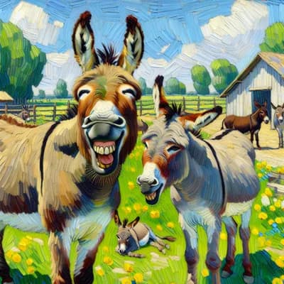 Visite de la ferme aux Ânes