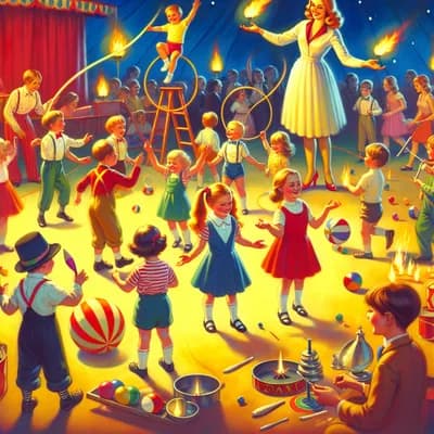 pour les enfants ! les ateliers de madame flèche - cirque et jeux