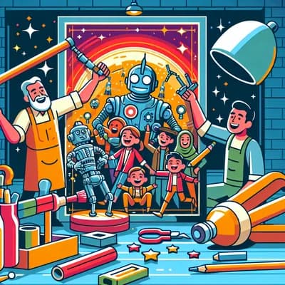 CREA - Ciné-atelier : Film "L'Odyssée de Céleste" + atelier de construction de robots