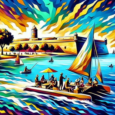 Apéritif en catamaran au pied du Fort Boyard