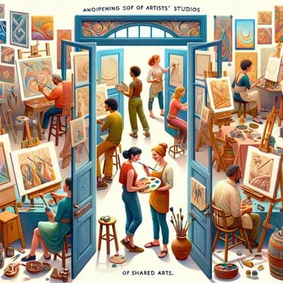 ouverture ateliers d'artistes "arts en partage"