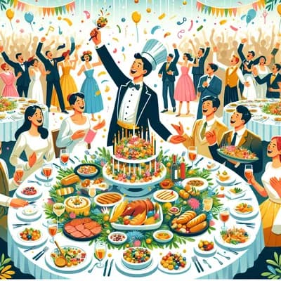 Dîner-spectacle : le banquet à croquer