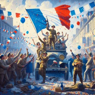 Fête de la Victoire de 1945 et quête du Bleuet de France