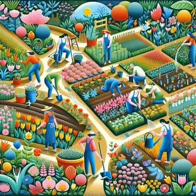 Une journée au jardin