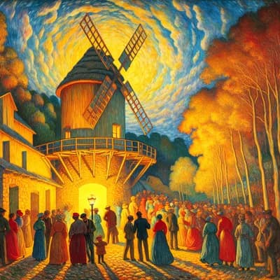 Visite du Moulin des Loges à la Lampe Torche