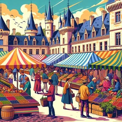 Marché le Château d'oléron
