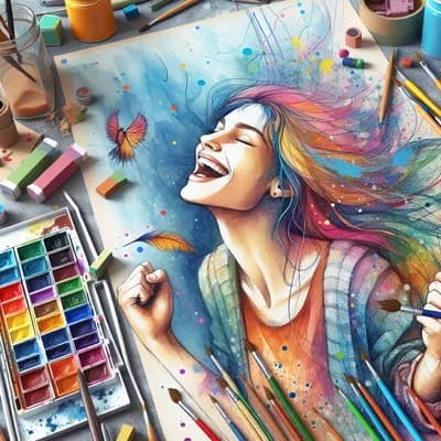 Atelier Créa "Pastels aquarellables" avec Merveille en Soi