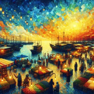 Marché de Port des Barques