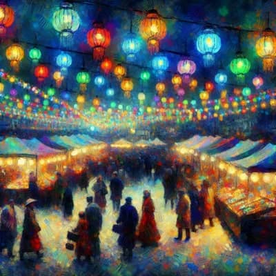 Marché nocturne de La Palmyre