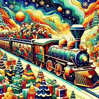 Trains de Noël