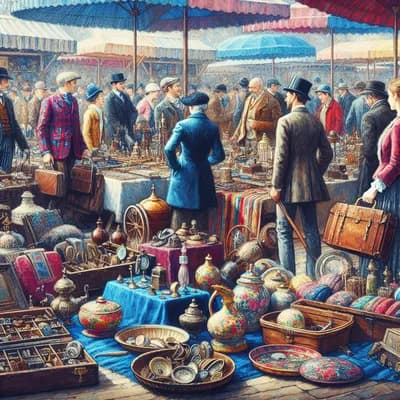 brocante vide-grenier du Marché du Parc
