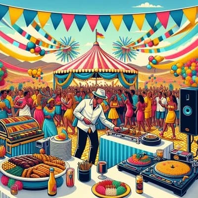 "féria du Chapia" la fête d avant saison. Buffet, D.j . Kdo