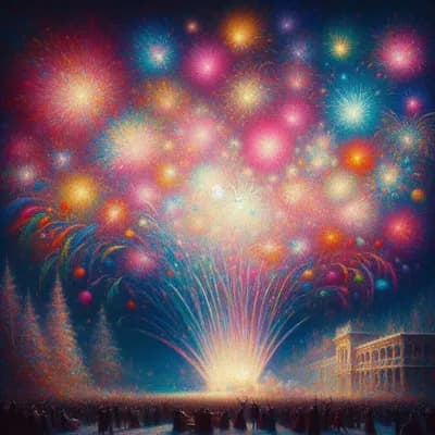 Feu d'artifice de fin d'année