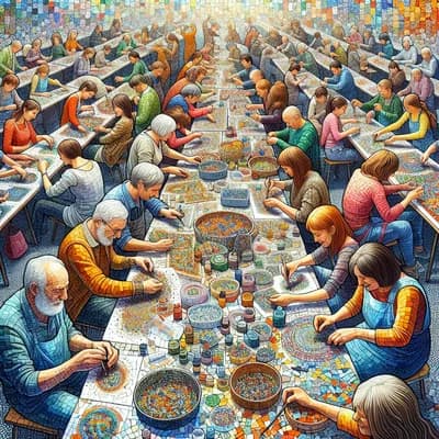 Atelier participatif - Fabrication de mosaïque